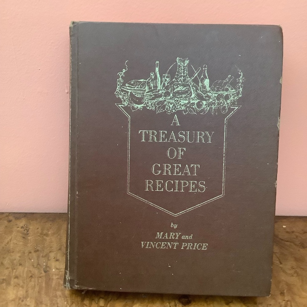 A Treasury of Great Recipes by Mary & Vincent Price Vintage 1965